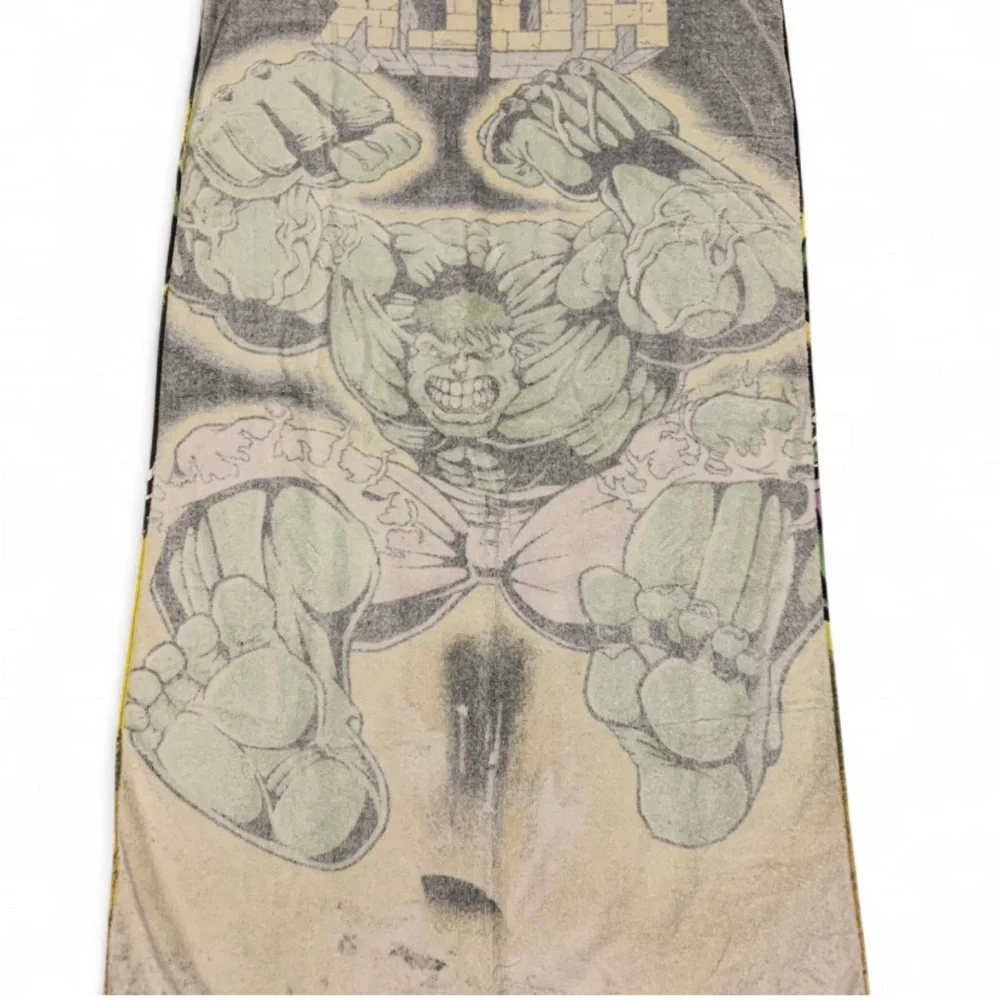 The Incredible Hulk 2003 Vtg Beach Towel Marvel Collectible 31” x 56” (Q248)